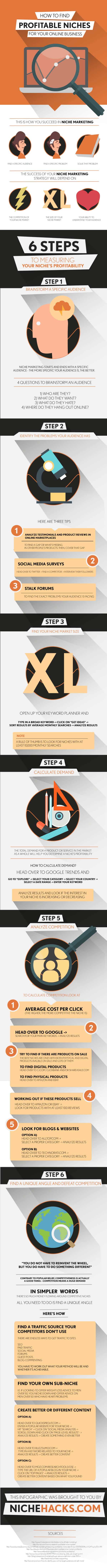 nicho de mercado infografia